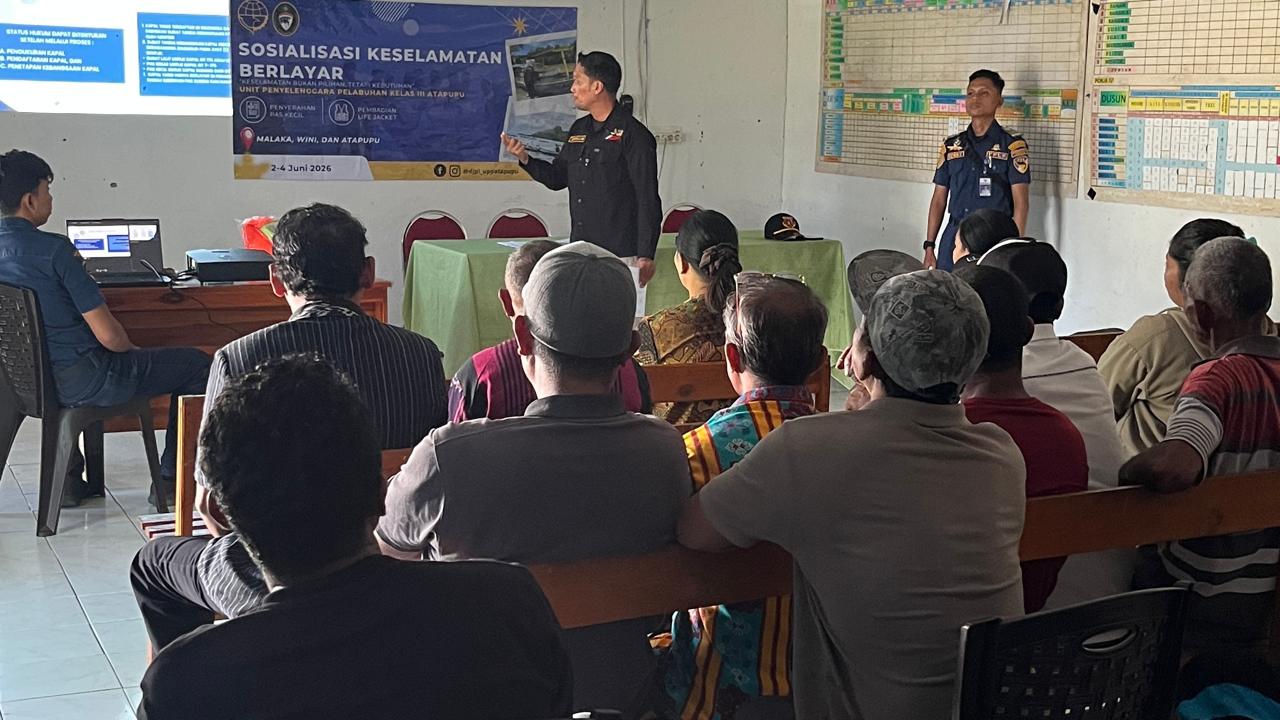 Sosialisasi Keselamatan Berlayar di Kab. Malaka, Nusa Tenggara Timur